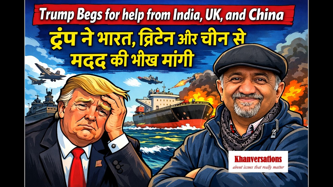 Trump Begs for help from India, UK, and China ट्रंप ने भारत, ब्रिटेन और चीन से मदद की भीख मांगी