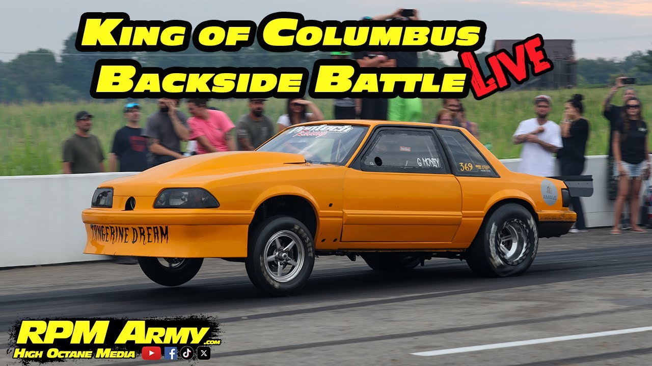 LIVE No Prep Drag Racing | King of Columbus Backside Battle at National Trail Raceway