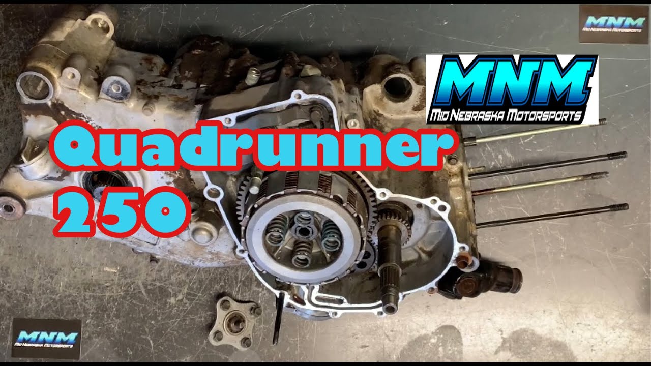 Suzuki Quadrunner 250 -LTF250 - Engine Motor Transmission Explained Tear Down