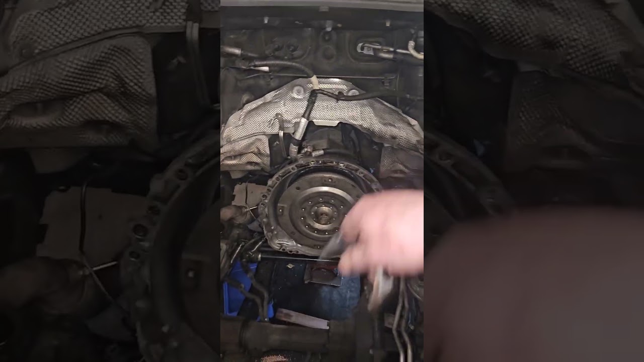 Range rover  l320 306dt motor ausbauen ohne hebebühne.Снять мотор range rover l320 без отрыва кузова