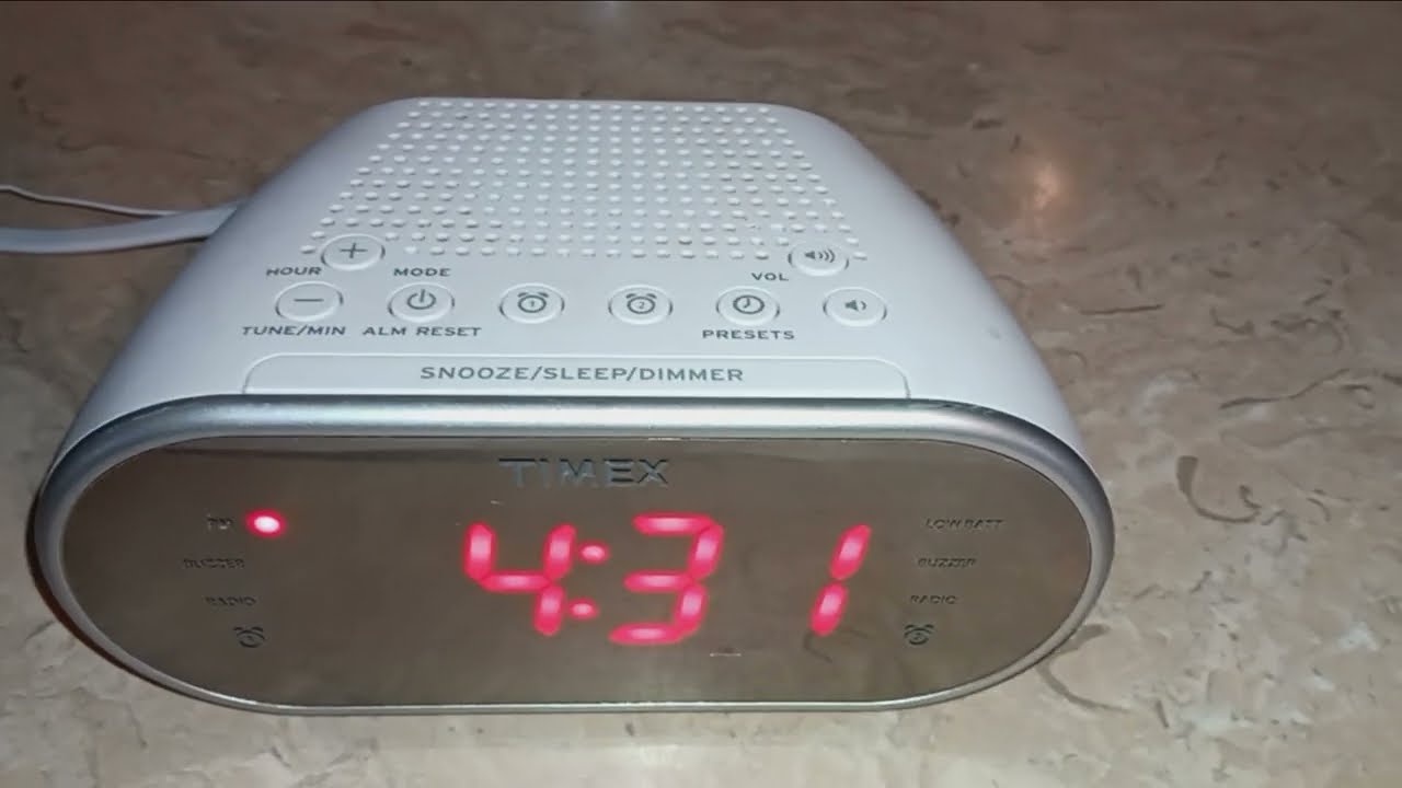 How to TURN OFF the alarm on the Timex T2312 alarm clock radio