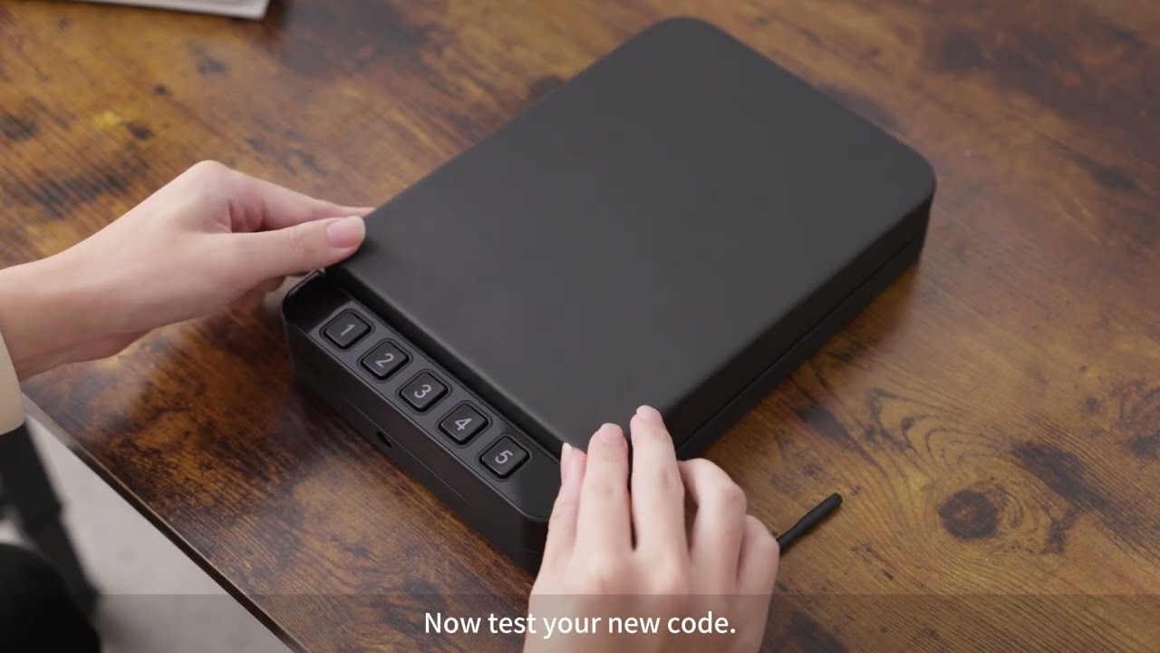 How to program RP2019 Portable Smart Digital Gun Safe