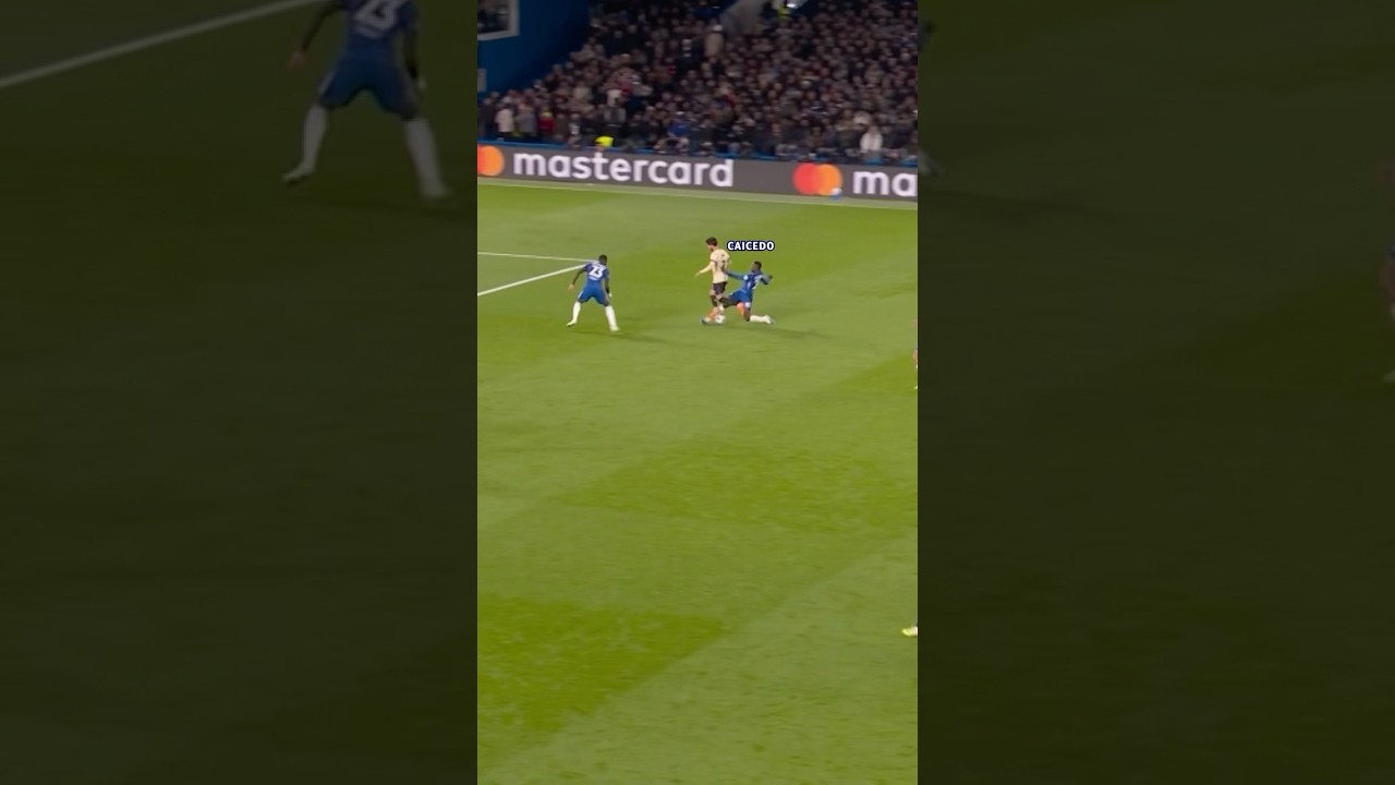 This Caicedo tackle 😮&zwj;💨