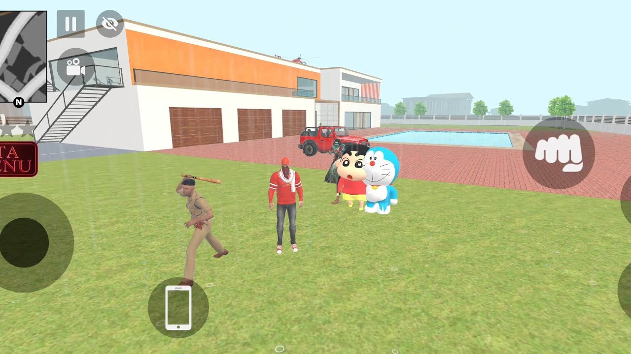 Franlin Ko Mila 4 Naye Dost😍🫂_|_Sinchan, Doreamon, Kamla Aur Raistar😘_Indian Theft Auto Gameplay