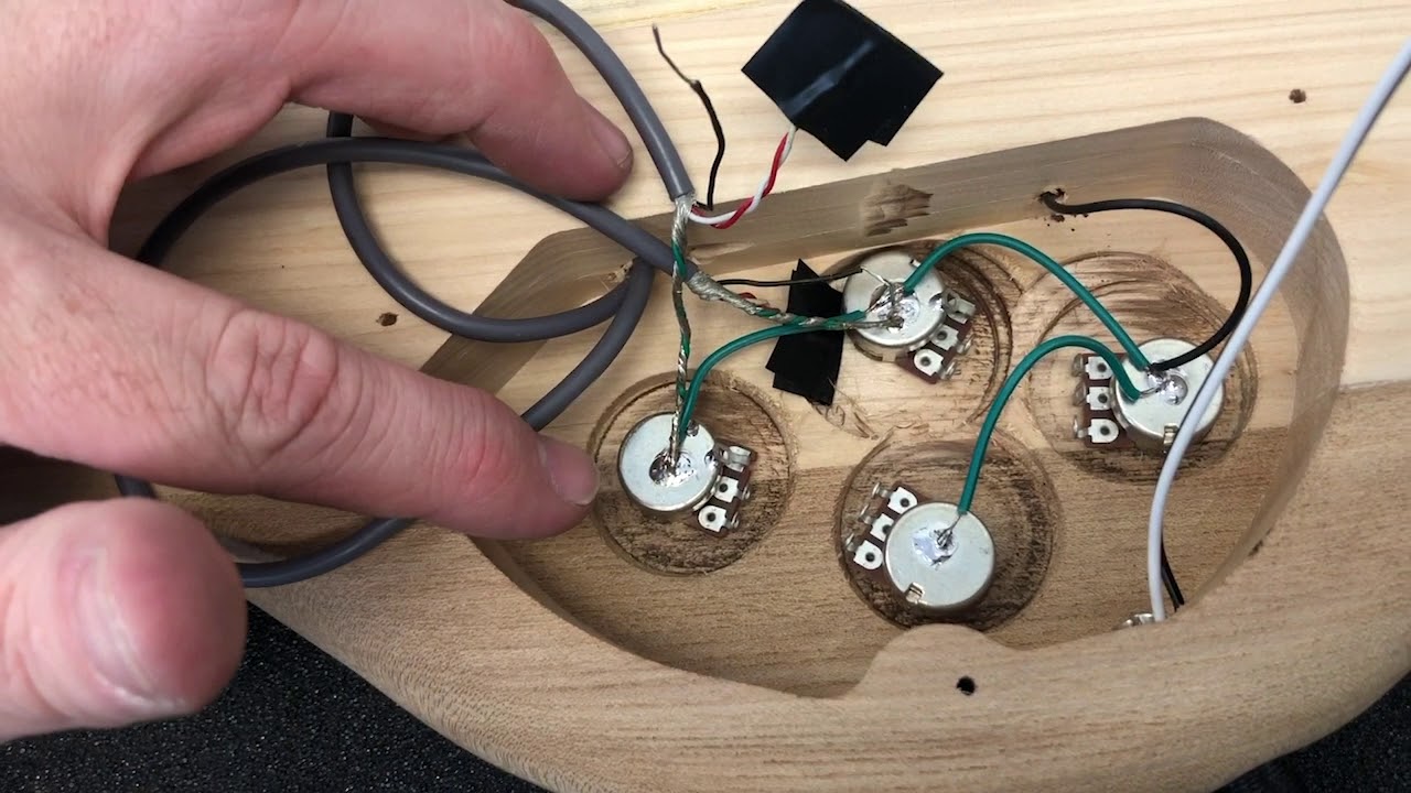 5 String Bass HH No Switch Wiring