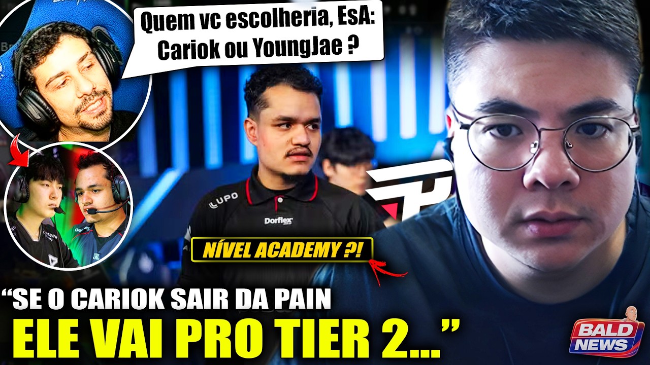 BOMBA! EsA solta ASPAS FORTES sobre o Cariok! Takeshi fala sobre MELHOR JUNGLER BR