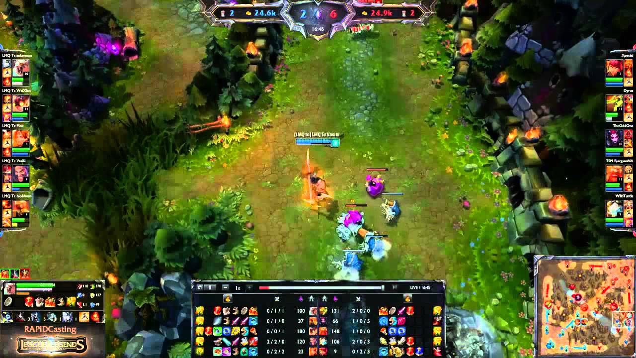 TSM vs LMQ #1, Ranked 5s