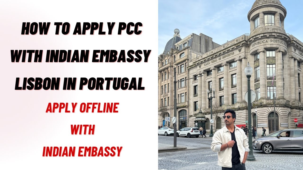Pcc with Indian embassy Lisbon offline process / police clearance certificate with Indian embassy
