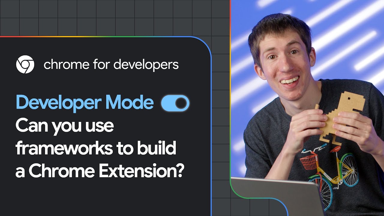 Can you use frameworks to build a Chrome Extension?