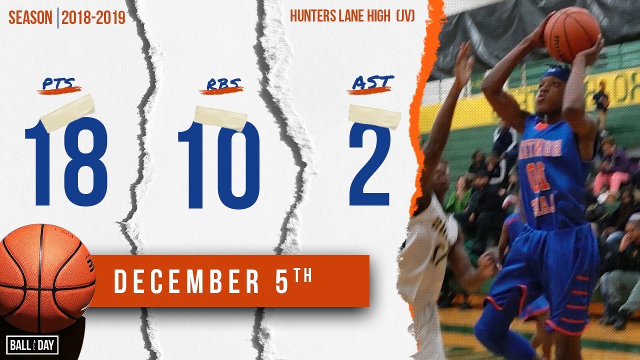 Asa Hardyway Hunters Lane vs. Hillsboro - Full Highlights (JV) | 2018.12.5 | 18 Pts, 10 Rebs