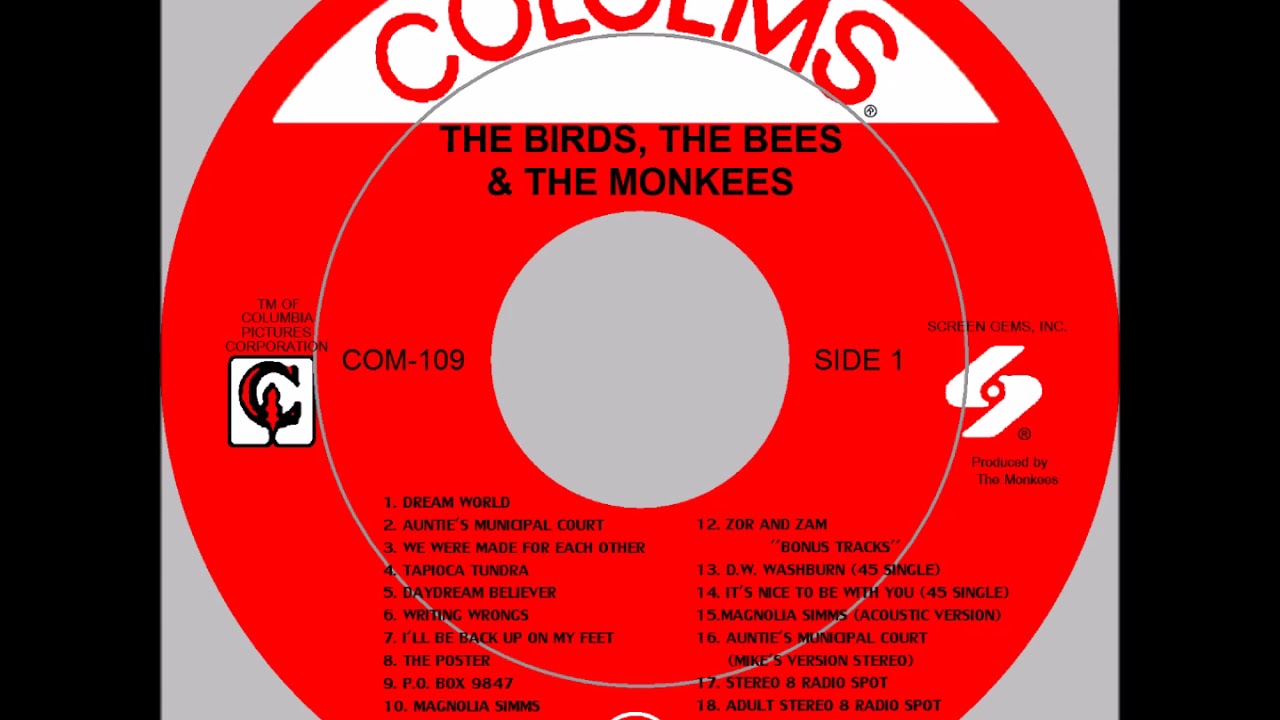 The Birds The Bees & The Monkees (Mono Album Mix) 6. Writing Wrongs 1968