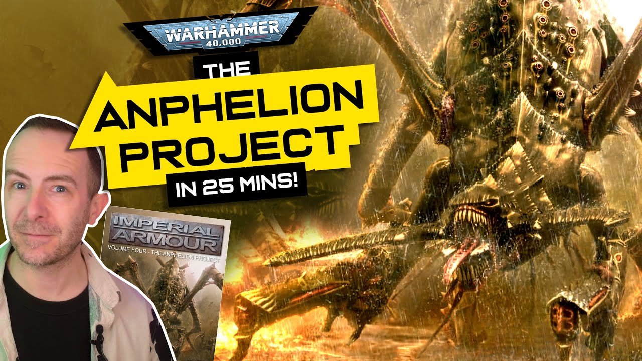 Парк Юрского периода, но в 40 тысяч! ПРОЕКТ «АНФЕЛИОН» за 25 минут! | История Warhammer 40 тысяч