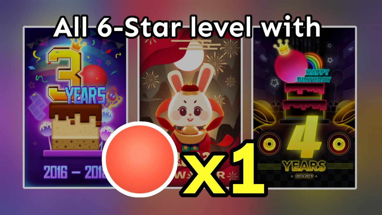INSANE CONSISTENCY | I bet ALL 6-star Levels with 1 Ball w/ handcam