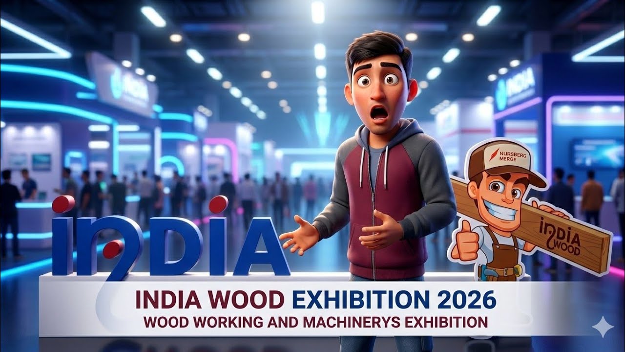A Day in INDIAN WOOD EXIBITION 2026| Welcome to India Wood 2026