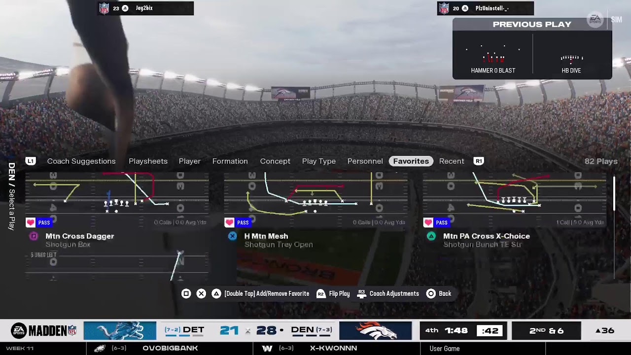 YR3 Broncos WK11 vs Lions