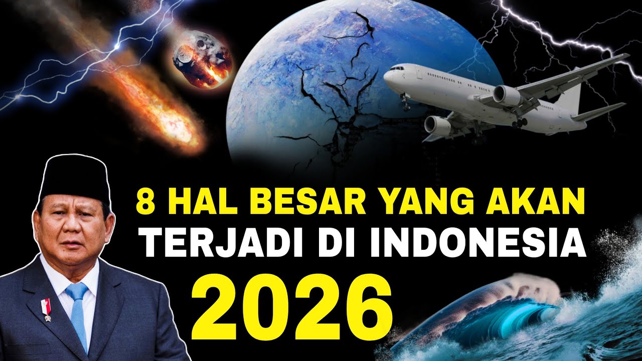 TAHUN 2026 menuju KESERAMAN DUNIA? 8 HAL besar yg akan terjadi di INDONESIA‼️Bersiaplah... 