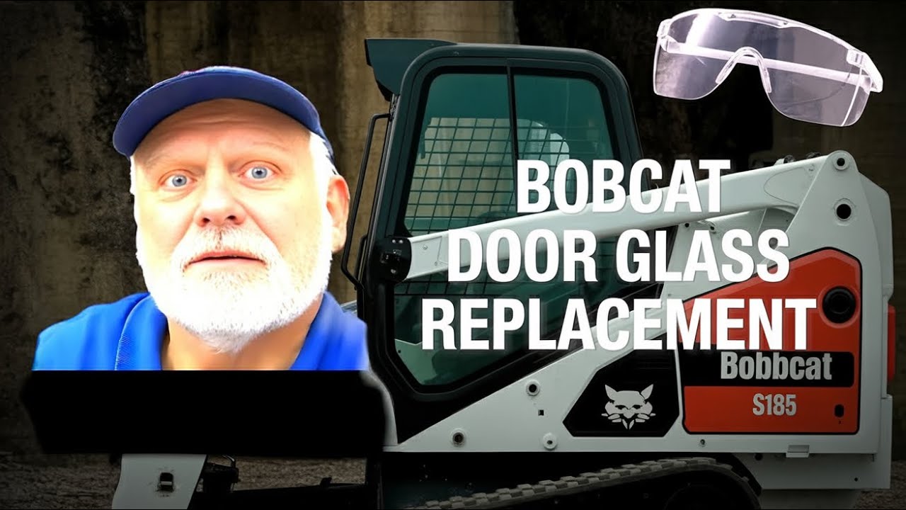Я заменил разбитое стекло в двери своего Bobcat — своими руками Bobcat S185