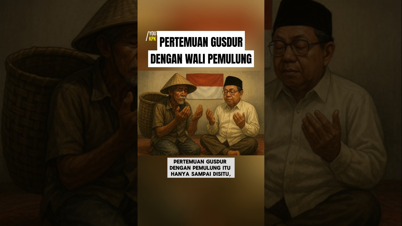 GUSDUR DAN WALI PEMULUNG #gusdur #kisahwali #waliallah