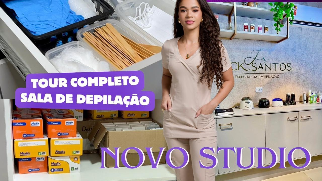 Tour Pelo Meu Novo Estúdio e Mostrando Meu Estoque