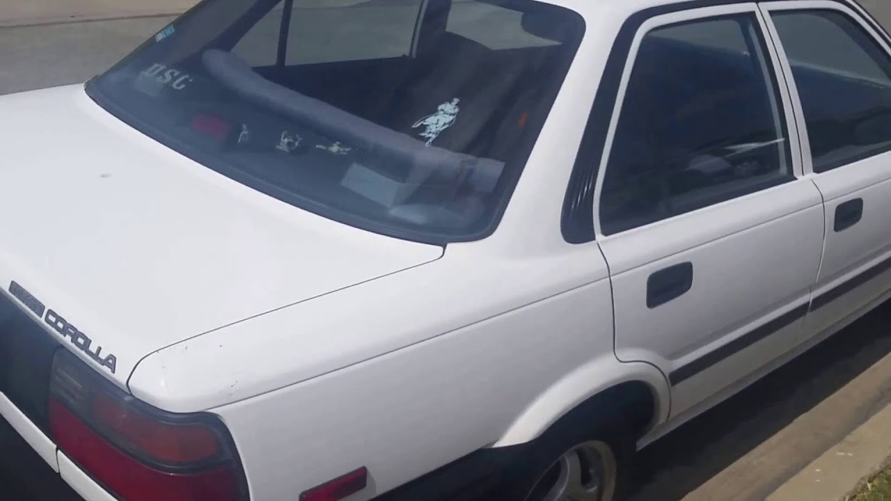 Ae 92 Toyota Corolla DX 1990 - Log #1 First Look