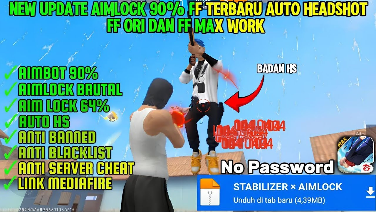 NEMBAK BADAN HS‼️REGEDIT FF AUTO HEADSHOT TERBARU 2026 ANTI BANNED & NO PASSWORD