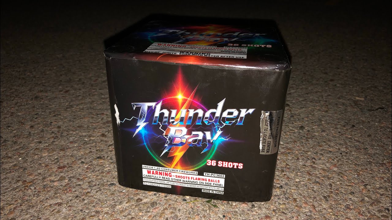 Thunder Bay 36s Firework Cake 