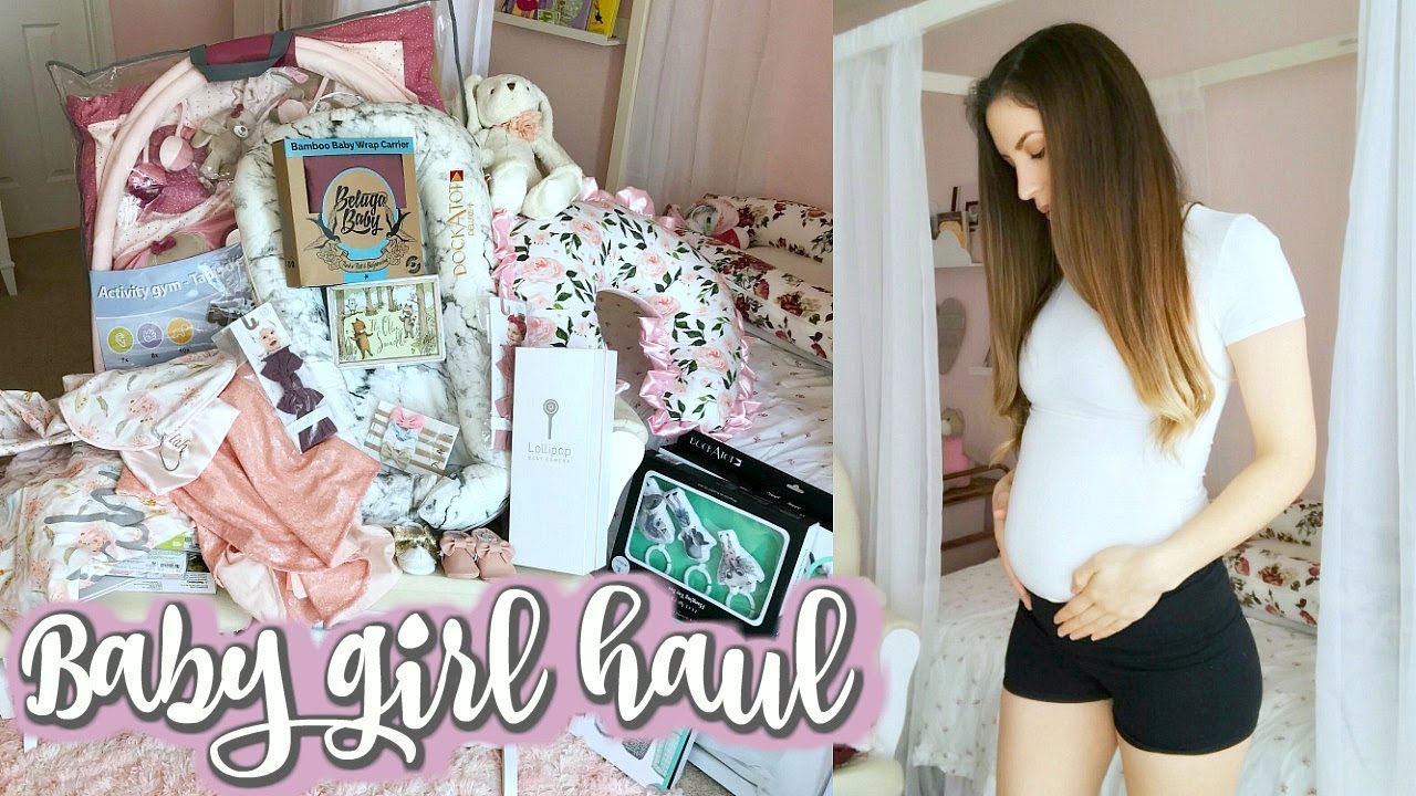 BABY GIRL'S FIRST HAUL (HUGE AND SUPER GIRLY THINGS)