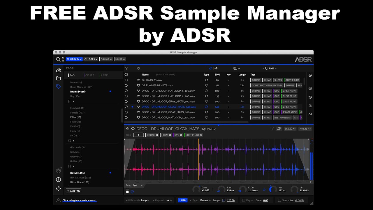FREE ADSR Sample Manager by ADSR