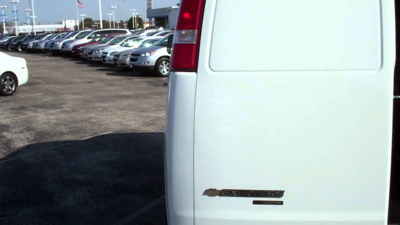 2012 Chevy Express Cargo Van video walk-around at Apple Chevrolet.