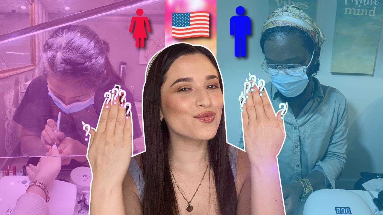 FUI A HACERME LAS UÑAS CON UNA NAIL ARTIST MUJER VS HOMBRE (VERSION ESTADOS UNIDOS) *fue más caro?*