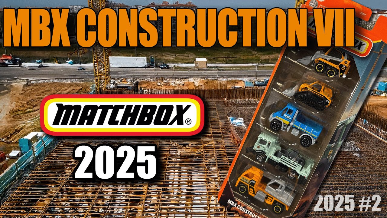 Распаковываем НОВЫЙ набор Matchbox Construction VII 2025 года из 5 штук!!
