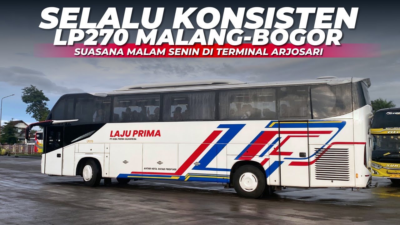 Bus Laju Prima 270 Malang - Bogor || Bus Juragan 99 TOM Menuju Denpasar