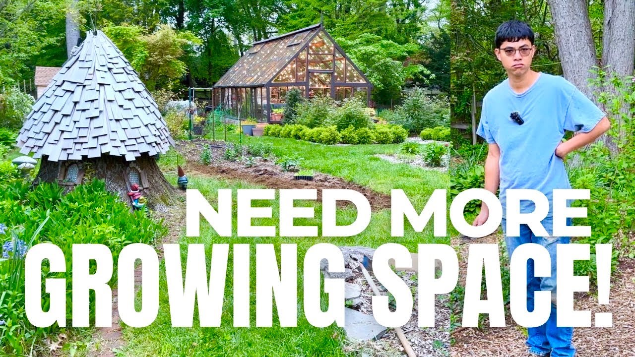 Finding a Garden Space for Cut Flower Seedlings in May!