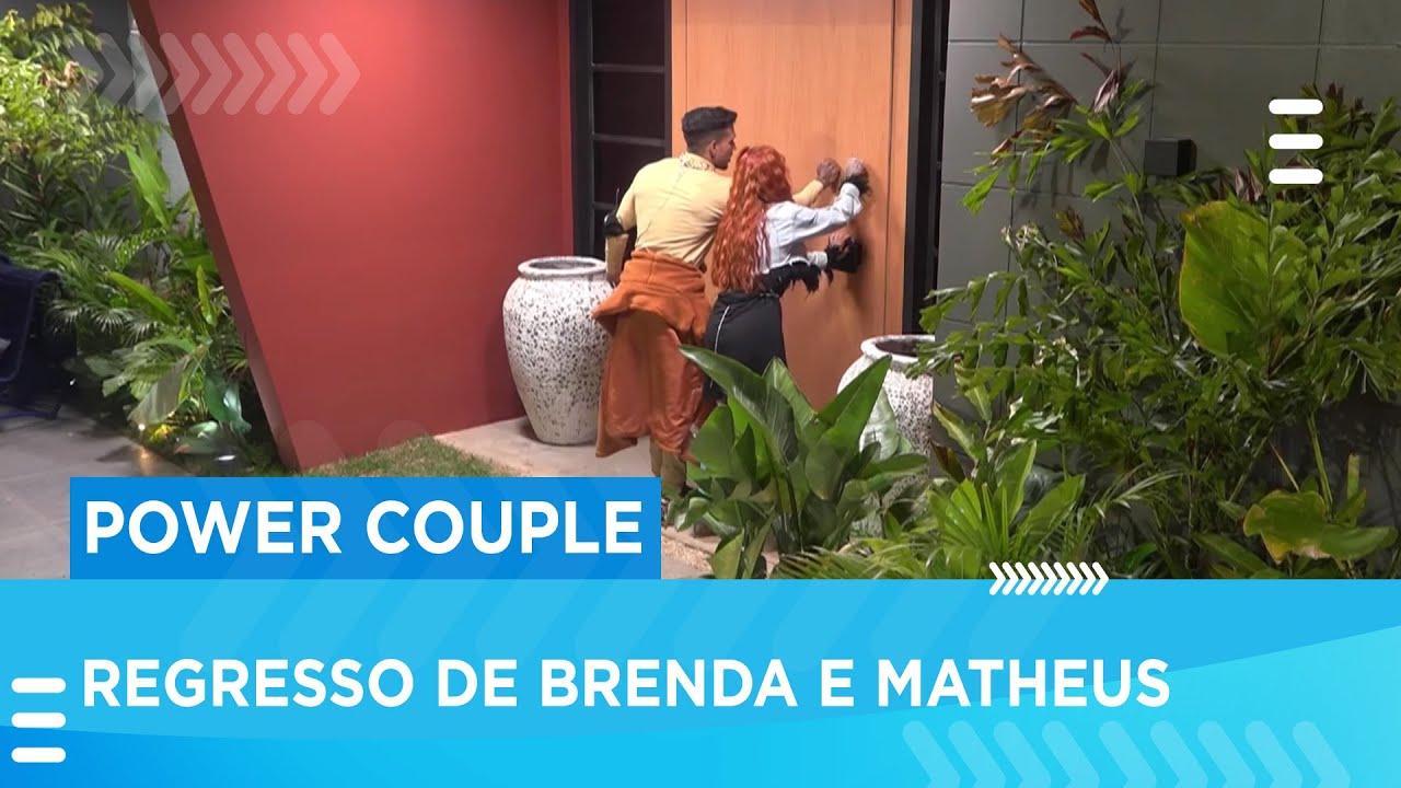 Regresso de Brenda e Matheus desencadeia briga incendiária na Mansão Power - 'Power Couple Brasil'