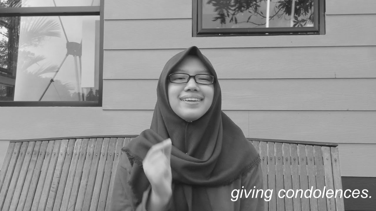Expression of Giving Condolences