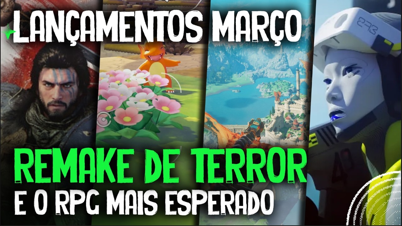 Os Maiores Lançamentos de Março de 2026 - RPG, FPS de extração e novo Pokémon