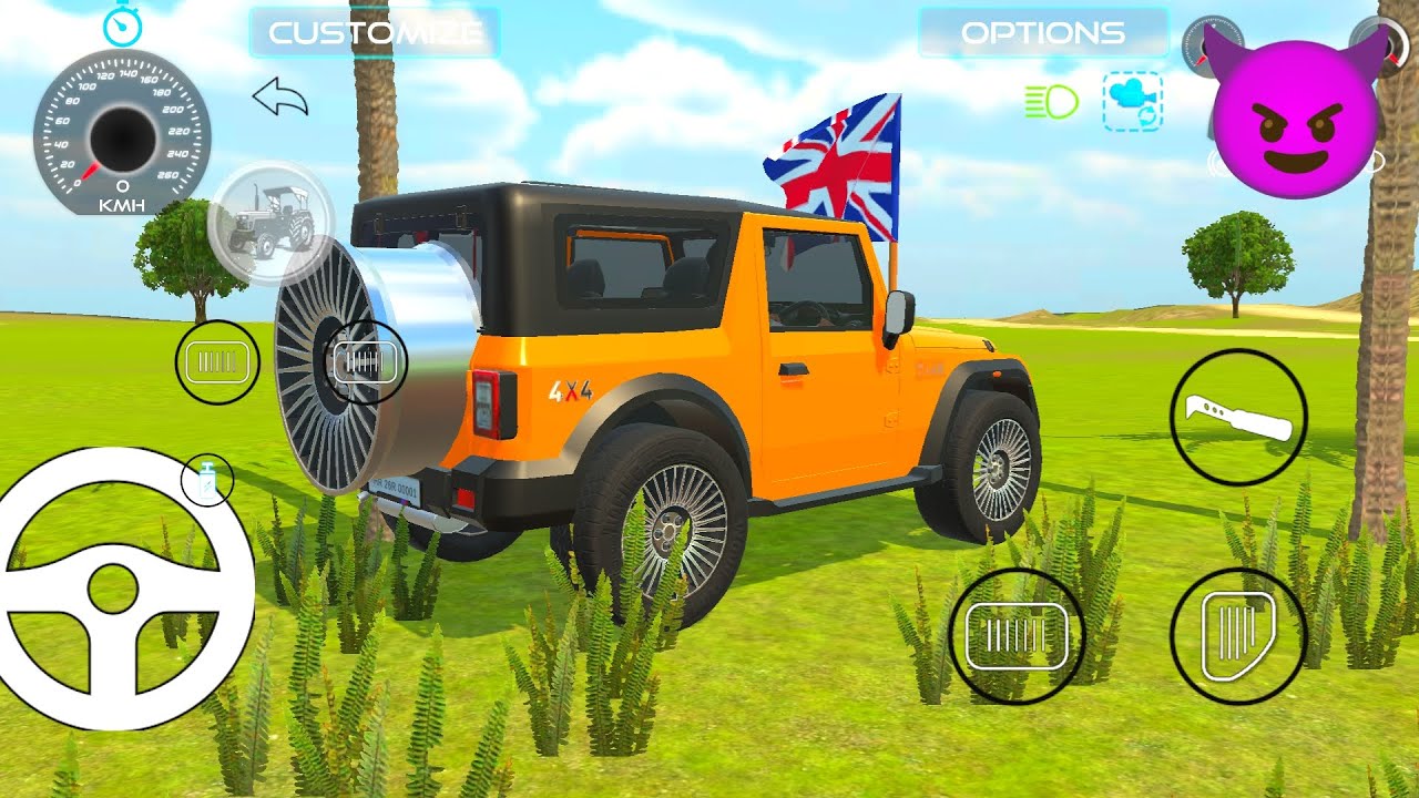 Modified New Thar 2026 😈  [Gadi Wala Games] Indian Car Games Android Gameplay