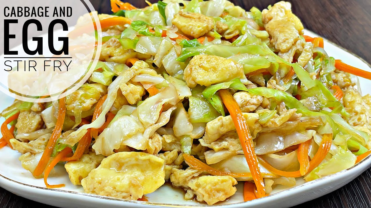 Chinese Cabbage And Egg Stir Fry Recipe | Healthy & Delicious 