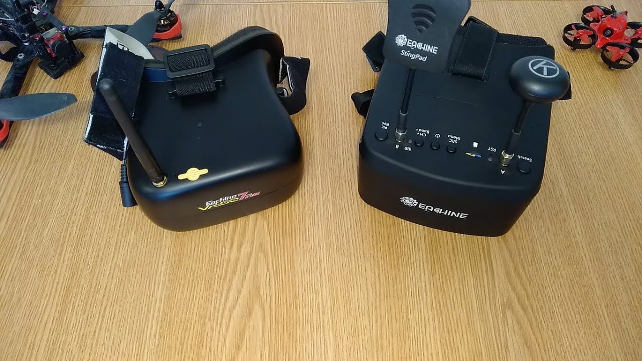 Eachine VR007 Pro и Eachine EV800D - добротные и бюджетные FPV шлемы, то что надо новичку :)