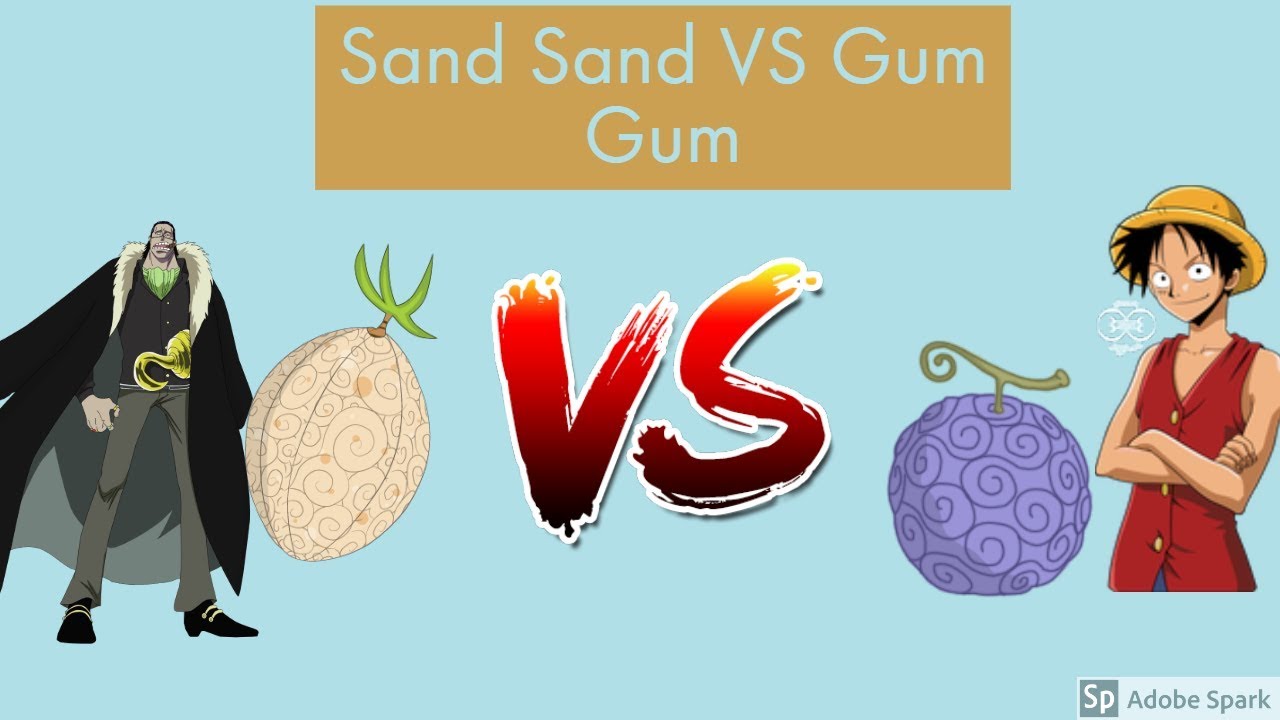 Sand VS Gum Blox Piece (Roblox)+Sand Showcase