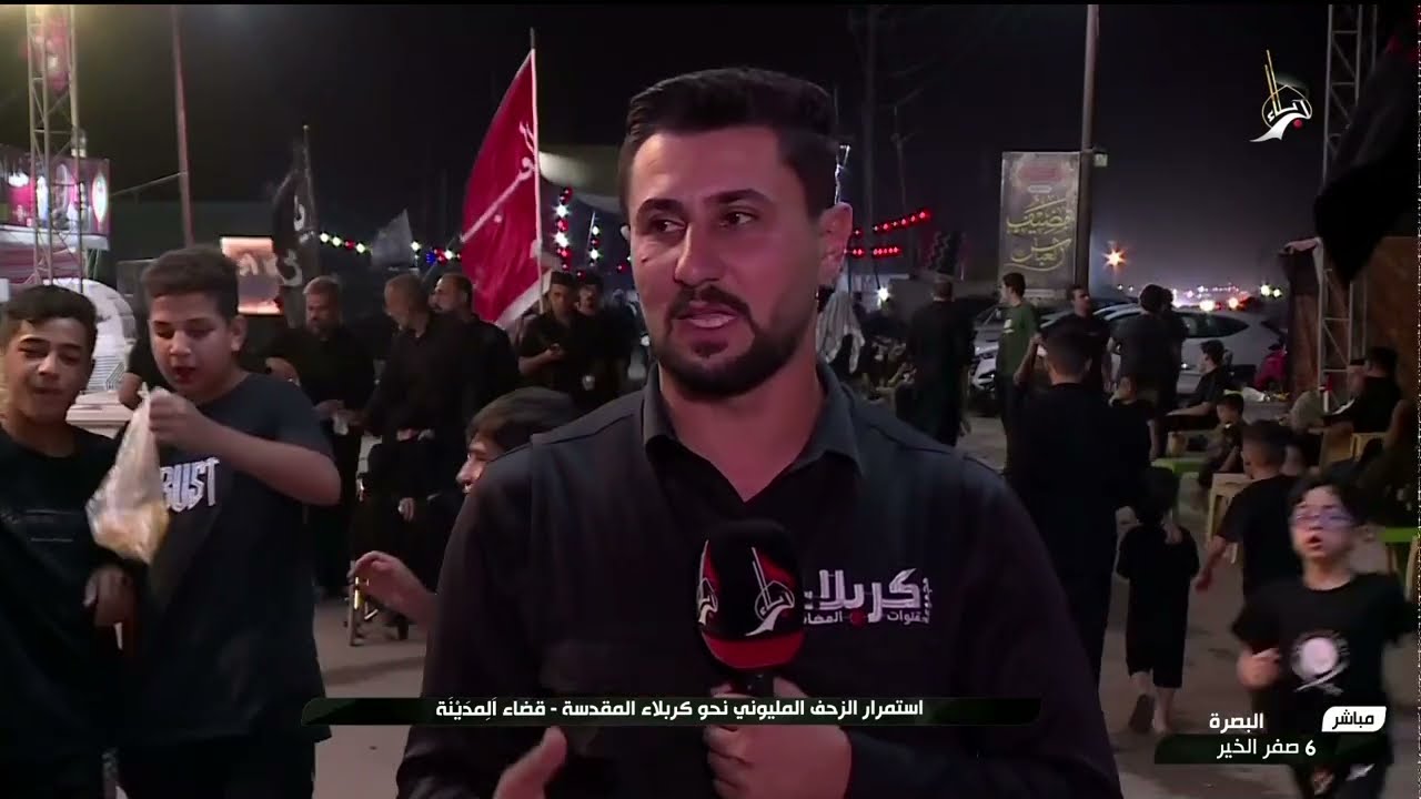 استمرار الزحف المليوني نحوكربلاء المقدسة -  قضاء المدينة