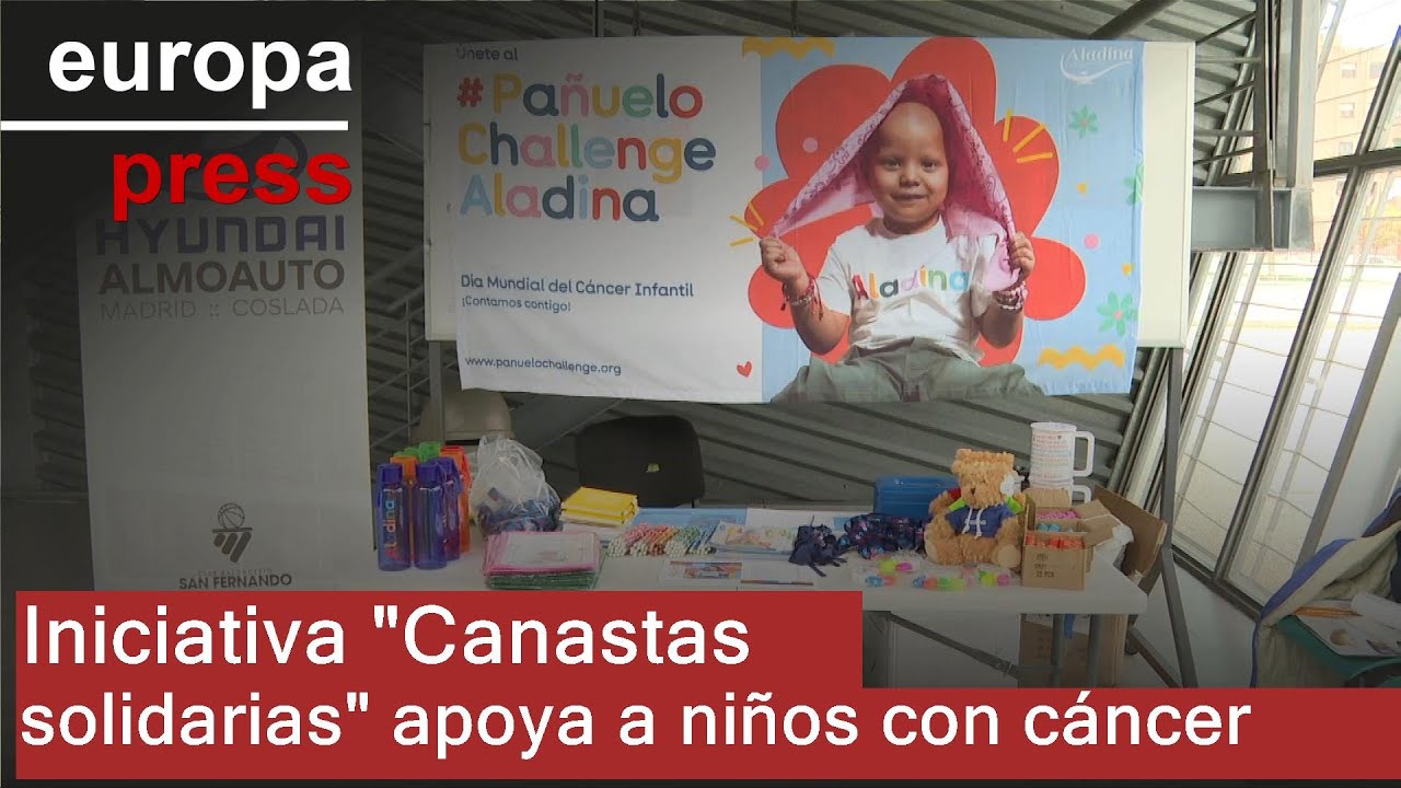 La iniciativa 'Canastas solidarias' recauda fondos para niños con cáncer