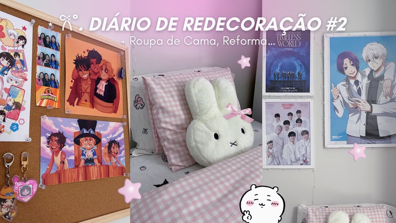 Dicas de como decorar seu quarto 💗 Diário de Redecoração #2 