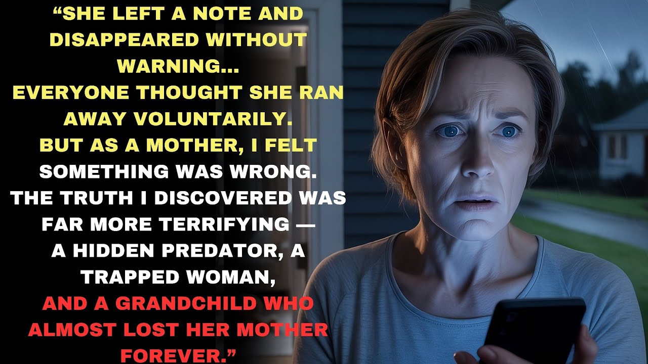 “My Daughter-in-Law Vanished Overnight… But One Late-Night Call Exposed a Dark Truth No Mother Shou.