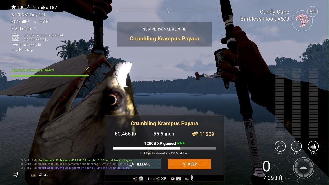 Fishing Planet - Crumbling Krampus Payara - Maku Maku Lake