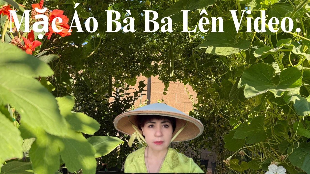 #101 Giữ Lời Hứa Mặc Áo Bà Ba Lên Video 🌿 | Tỉa Lá Cây Ăn Trái & Niềm Vui Nhỏ Mỗi Ngày.2/1/2026