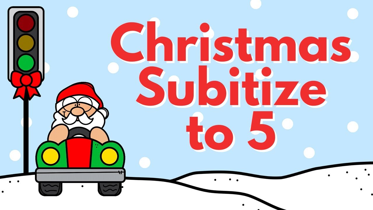 Christmas Subitize to 5