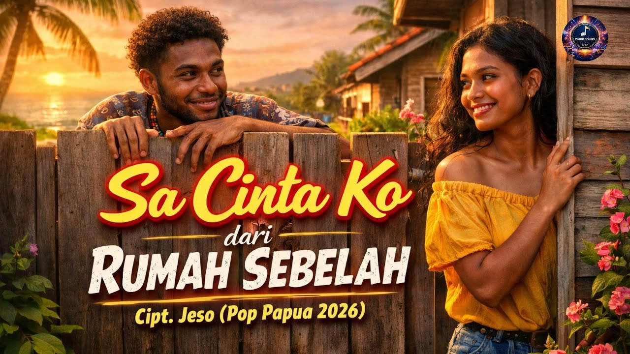 Sa Cinta Ko dari Rumah Sebelah (Pop Papua 2026) Cipt. Jeso Q