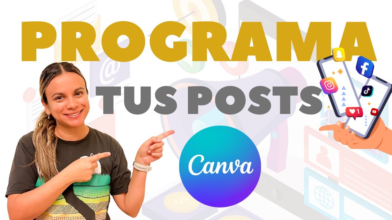 Cómo PROGRAMAR contenido para REDES SOCIALES con CANVA