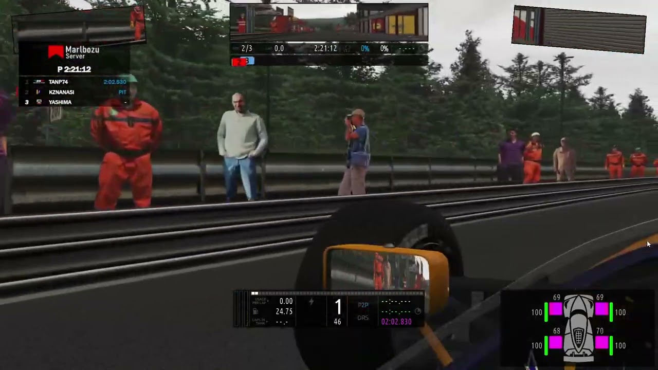 コソ練：Formula 0ne 1991 in Spa-Francorchamps`88  | Marlbozu server - rFactor2